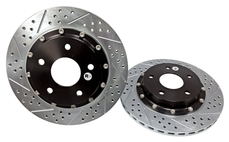 Baer Brakes EradiSpeed+ Front Two-Piece Performance Brake Rotors (1988 - 1995 Chevy Corvette Z52 w/12" OE Front Rotors) 2301013