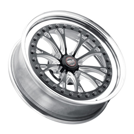 Weld Vitesse 17x10 / 5x120mm BP / 7.2" BS Black Center Wheel High Pad - Polished Non-Beadlock (2010-2023 Camaro) 94HB7100N72A