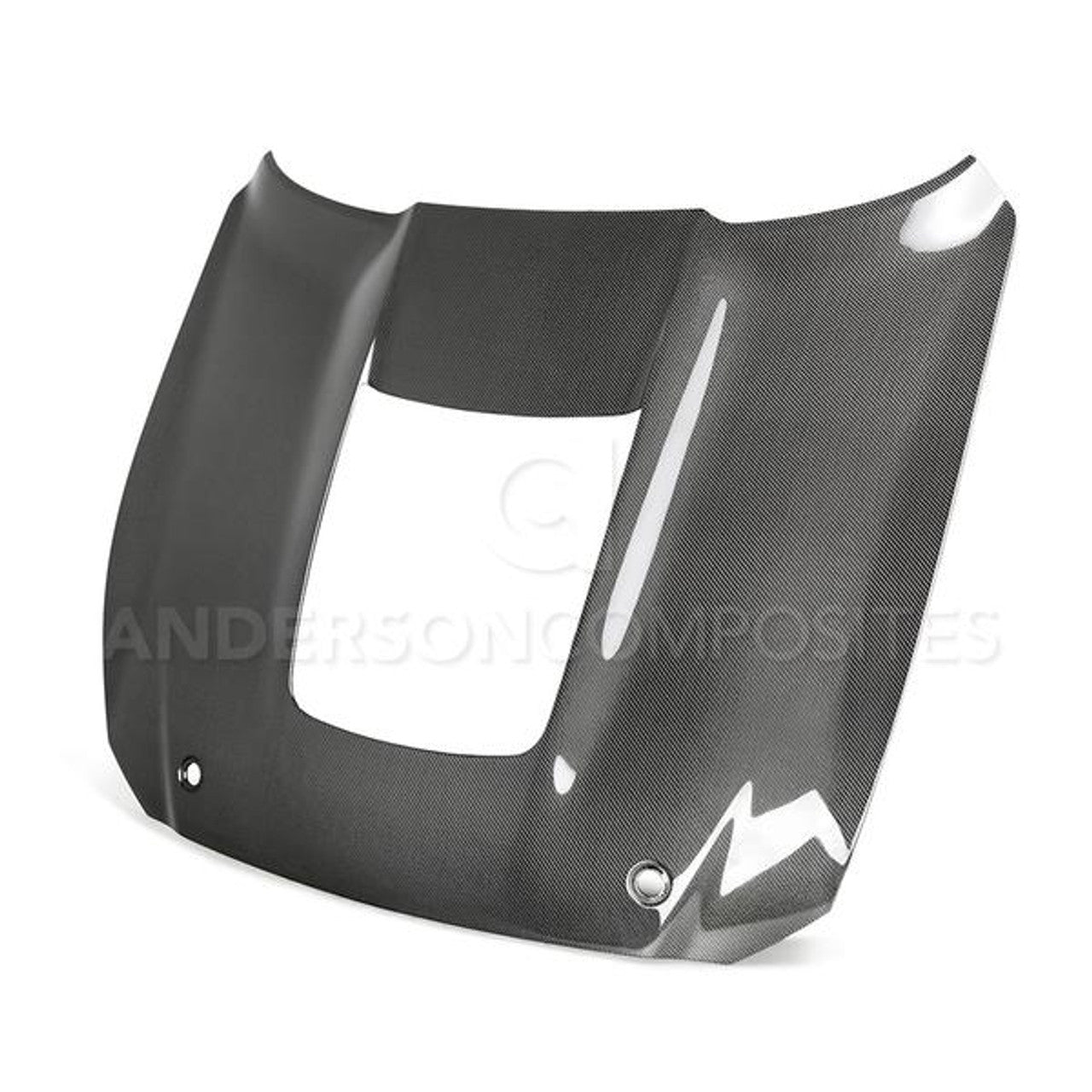 Anderson Composites Double Sided Carbon Fiber Hood (2020-2022 Shelby GT500) AC-HD20FDMU500-OE-DS