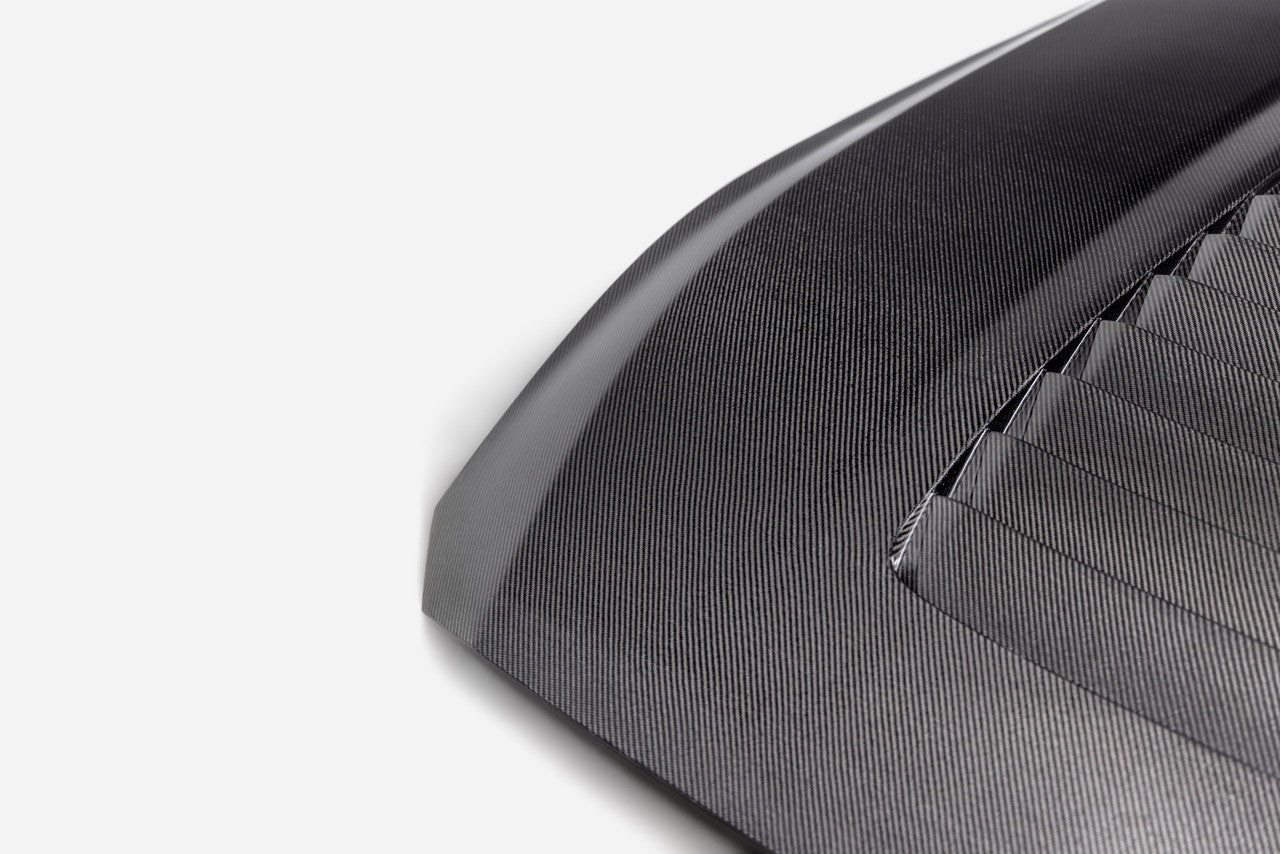 Anderson Composites Double Sided Type-GT5 Carbon Fiber Hood (2024-2025 Mustang) AC-HD24FDMU-GT5-DS