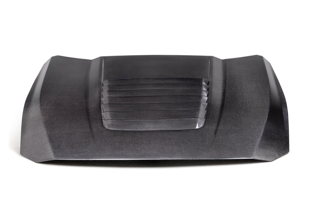 Anderson Composites Double Sided Type-GT5 Carbon Fiber Hood (2024-2025 Mustang) AC-HD24FDMU-GT5-DS