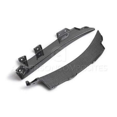 Anderson Composites Carbon Fiber Rear Splash Guards Pair (2020-2022 Shelby GT500) AC-RMG20FDMU500