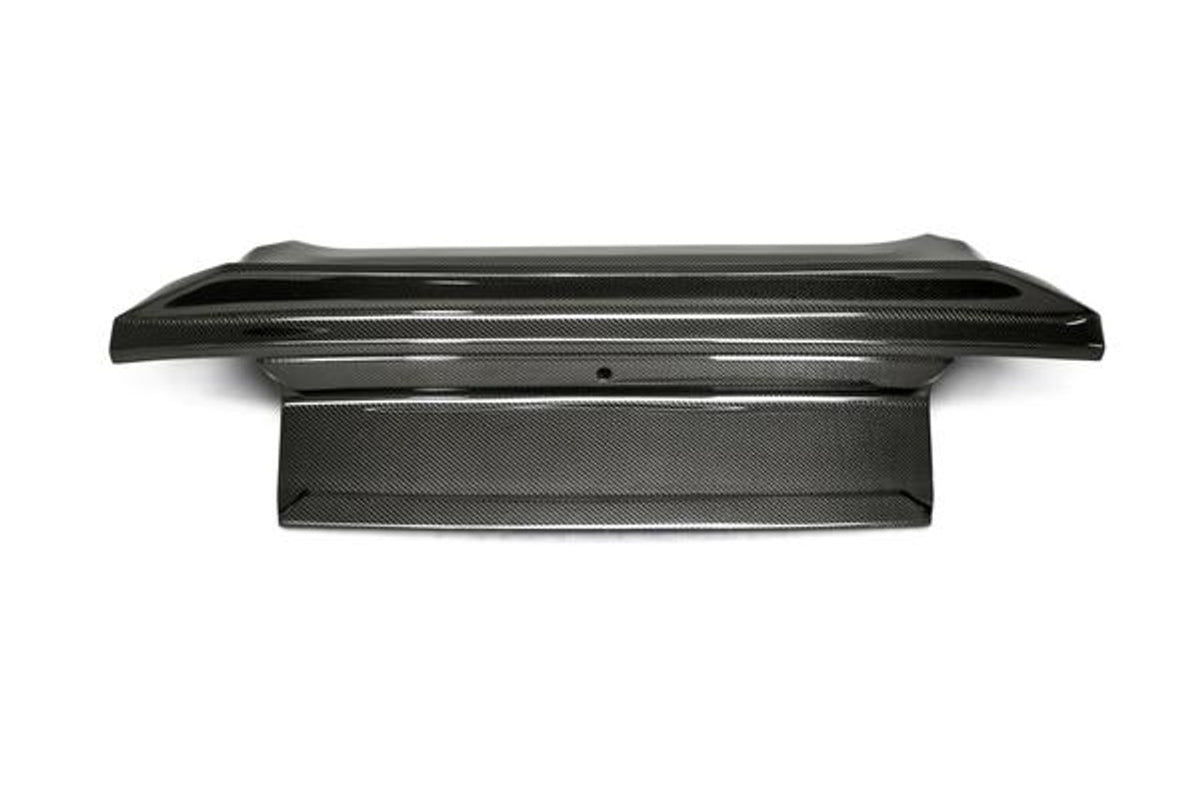 Anderson Composites Carbon Fiber Double Sided Decklid w/Integrated Spoiler (2015-2023 Mustang) AC-TL15FDMU-SA-DS