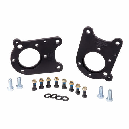 Strange Engineering Brake Adapter Kit Adapts OEM Brakes to Late Big Ford Ends (2005 - 2014 Mustang) - B1706NC