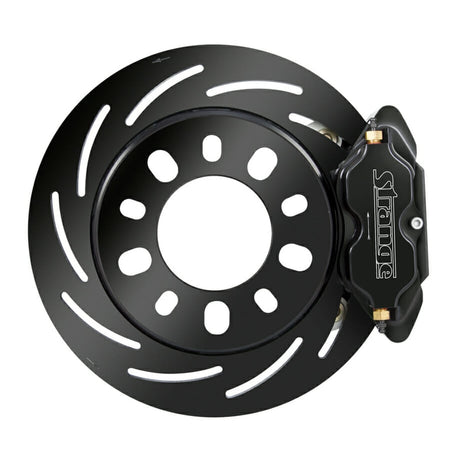 Strange Engineering Pro Series Drag Race Front Brake Kit - Reuses OEM Hubs - 1-Piece Rotors (1993 - 1997 Camaro / Firebird) - B4177WC