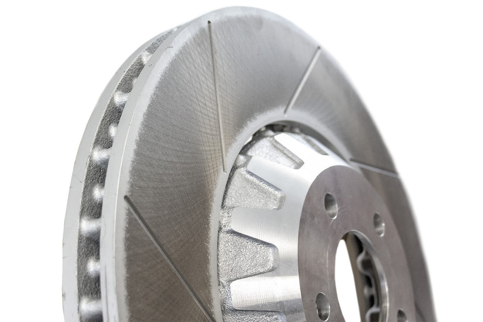 Steeda Two-Piece Slotted Front Rotor Set (2024 - 2026 Mustang GT / Dark Horse) 555-6049