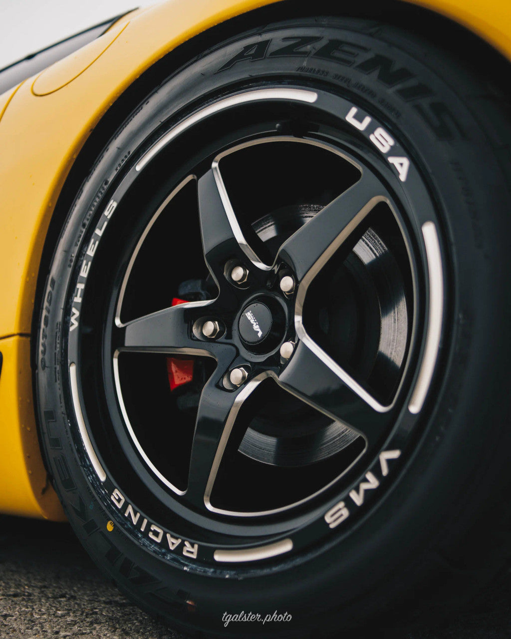 VMS Street Drag Race V-Star 18x9.5 FR / 18x10.5 RR Wheel Package (1997-2004 C5 Corvette) VWST052 & VWST039