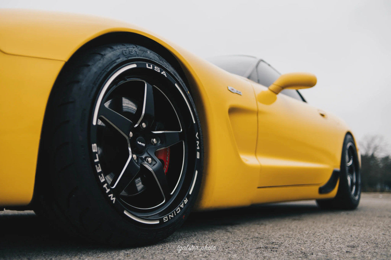 VMS Street Drag Race V-Star 18x9.5 FR / 18x10.5 RR Wheel Package (1997-2004 C5 Corvette) VWST052 & VWST039