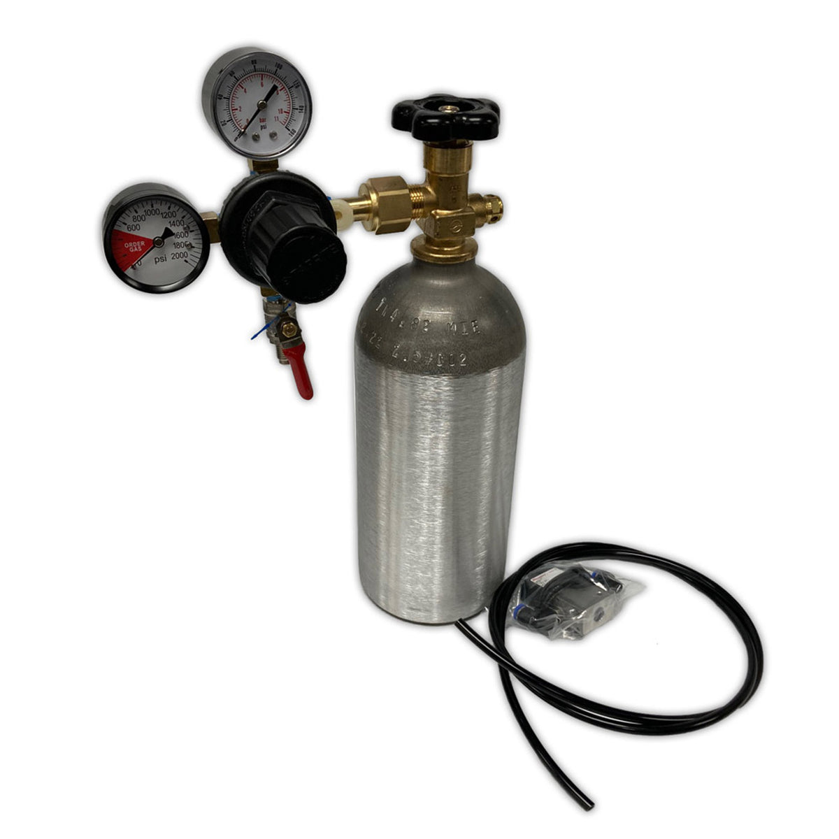 M&M Transmission CO2 Air Shift Kit 2.5lb Bottle CO2-BOTTLE-2.5lb