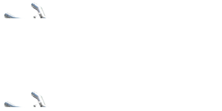 ARH Long Exhaust System 1-7/8" Header Off Road X-Pipe (2006 - 2013 Corvette C6 Z06) Z06-06178300LSNC