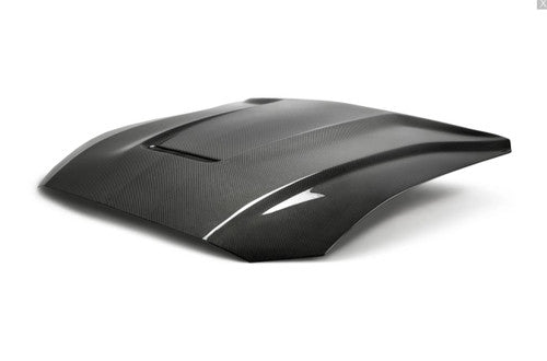 Anderson Composites Double Sided Type-GR Carbon Fiber Hood (2018-2023 Mustang) AC-HD18FDMU-GR-DS