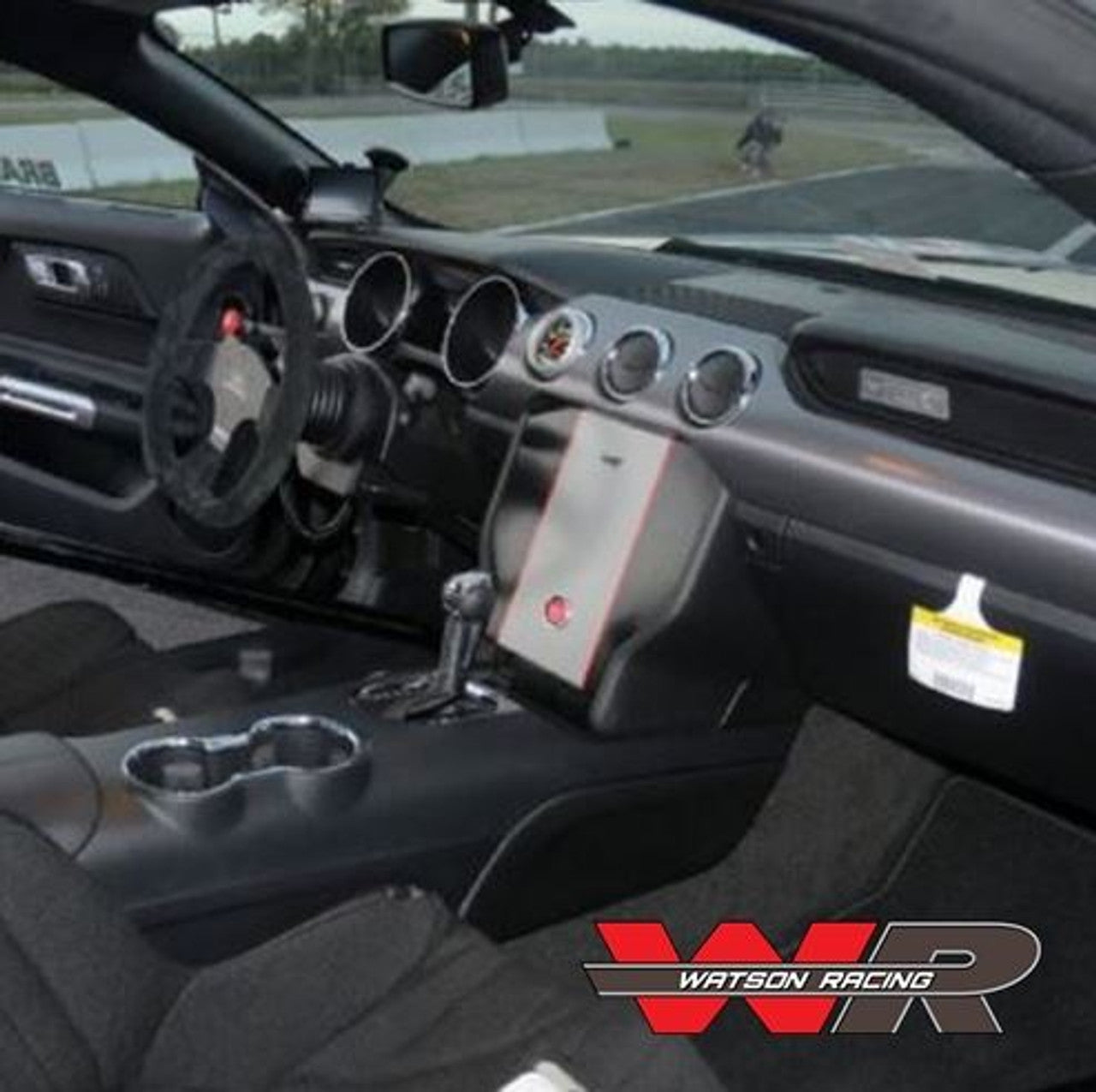 Watson Racing Center Console Stack Delete Panel (2015-2023 Mustang)