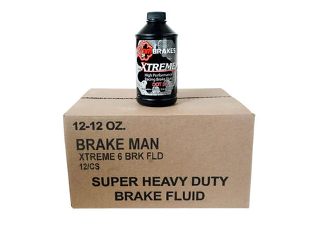 TBM DOT 5.1 Extreme 6 Brake Fluid 1 Case (QTY12 - 12 oz Bottles) 7-0102CASE