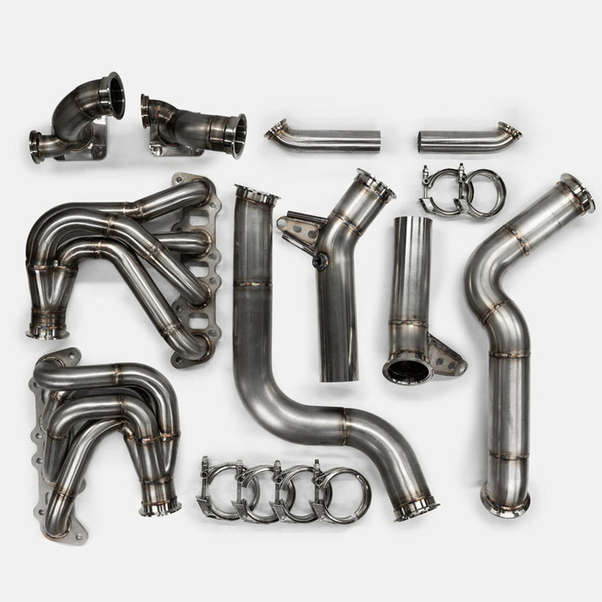 AldoWelds Top Mount Twin Turbo Premium Complete Kit (2015-2023 F150)