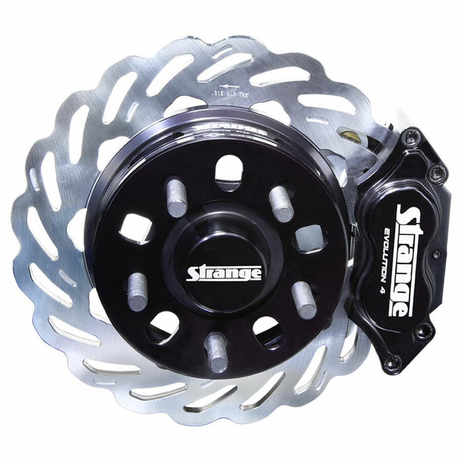 Strange Engineering Evolution Dynamic Drive Mount Drag Race Front Brake Kit 4 1/2" BC (2005 - 2014 Mustang) - B4152WCE