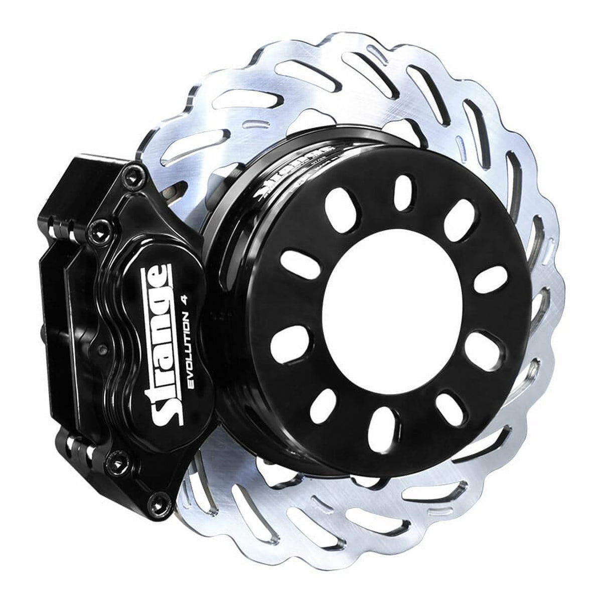 Strange Engineering Evolution Dynamic Drive Mount Drag Race Front Brake Kit - Reuses OEM Hubs (1993 - 2002 Camaro / Firebird) - B4177WCE