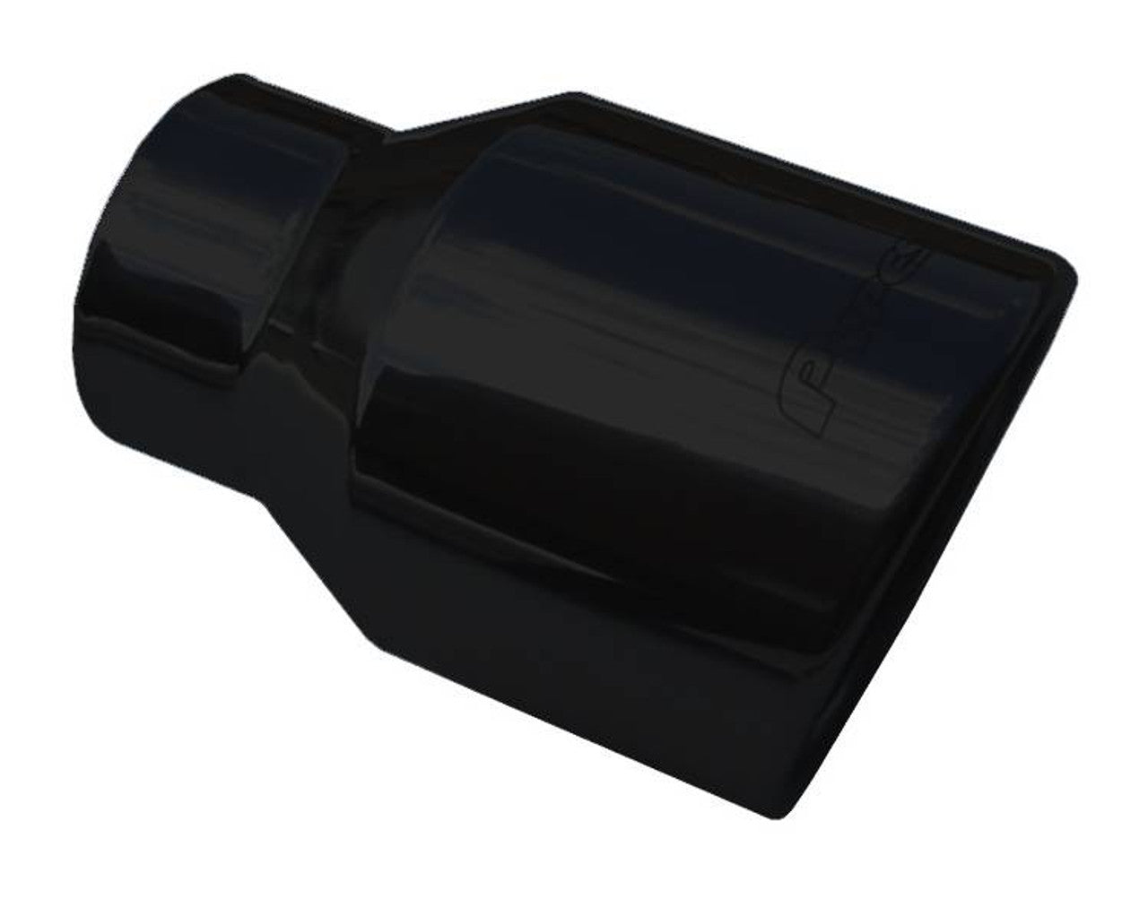 Pypes 3" IN to 4" OUT x 6"L Rolled Edge Angle Cut Tips Black (2005 - 2007 Mustang / 2007 Shelby GT500) EVT53B