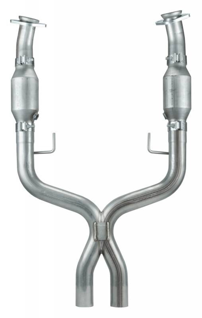 Pypes Long Tube Headers w/ EPA Catted X-Pipe Kit (2005 - 2010 Mustang) HDR55SEK
