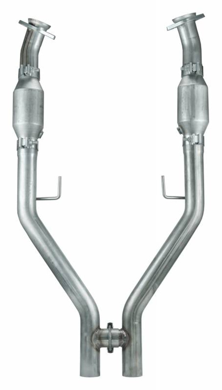 Pypes Long Tube Headers w/ EPA Catted H-Pipe Kit (2005 - 2010 Mustang) HDR55SEH