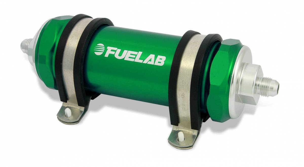 8AN 10-Micron Long In-Line Fuel Filter - 82802