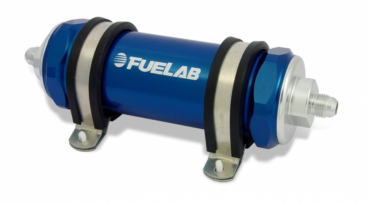 8AN 40-Micron Long In-Line Fuel Filter - 82812