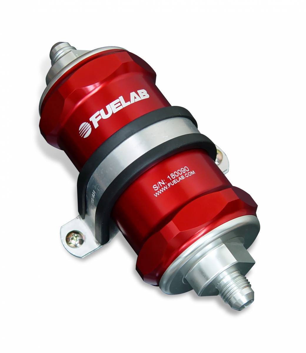 8AN 6-Micron Short In-Line Fuel Filter - 81832