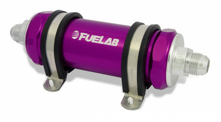 6AN 10-Micron Long In-Line Fuel Filter - 82801