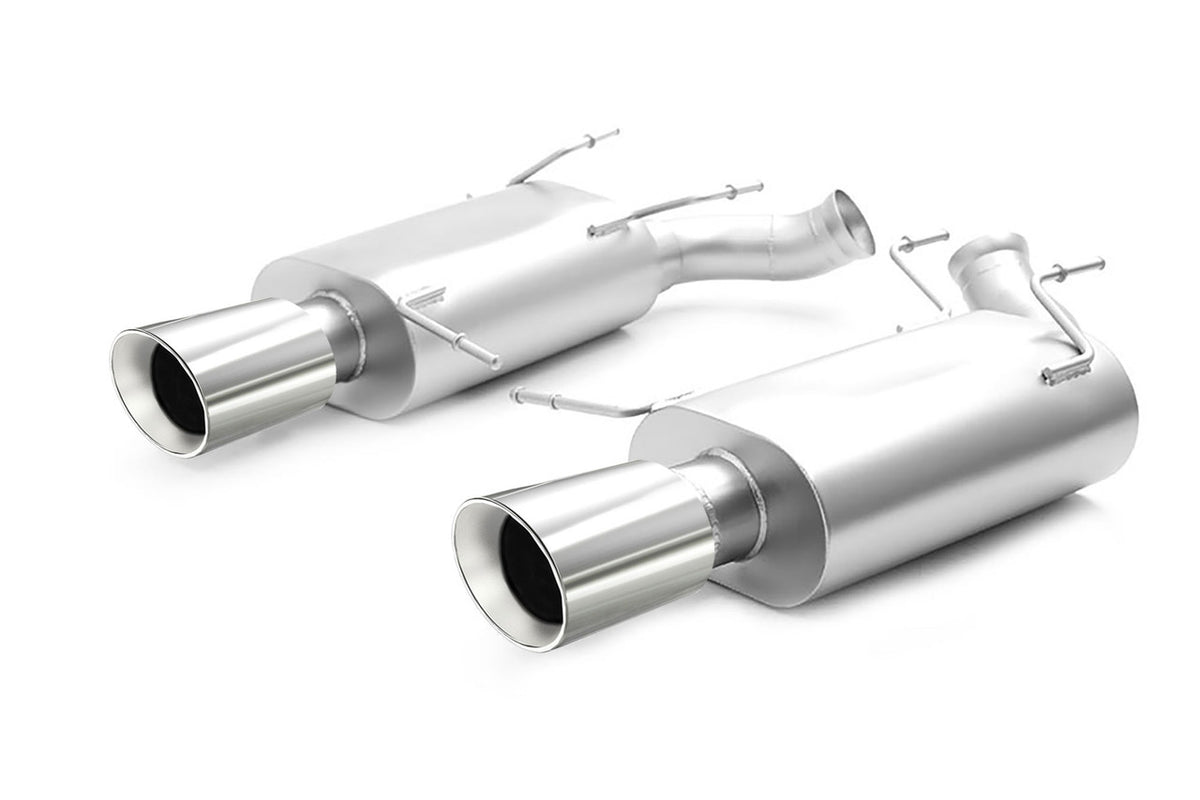 LTH 2.75" Cat Back Exhaust Polished Tips (2011-2014 Mustang GT/11-12 Shelby GT500) FDCB00001P