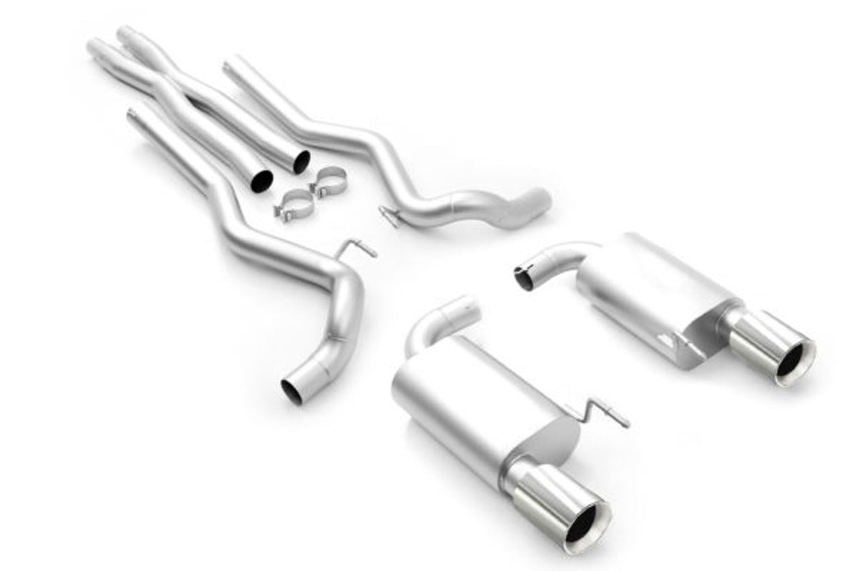 LTH 2.75" Full Cat Back Exhaust System Polished Tips (2015-2017 Mustang GT / 2024 Mustang GT) FDCB00002P