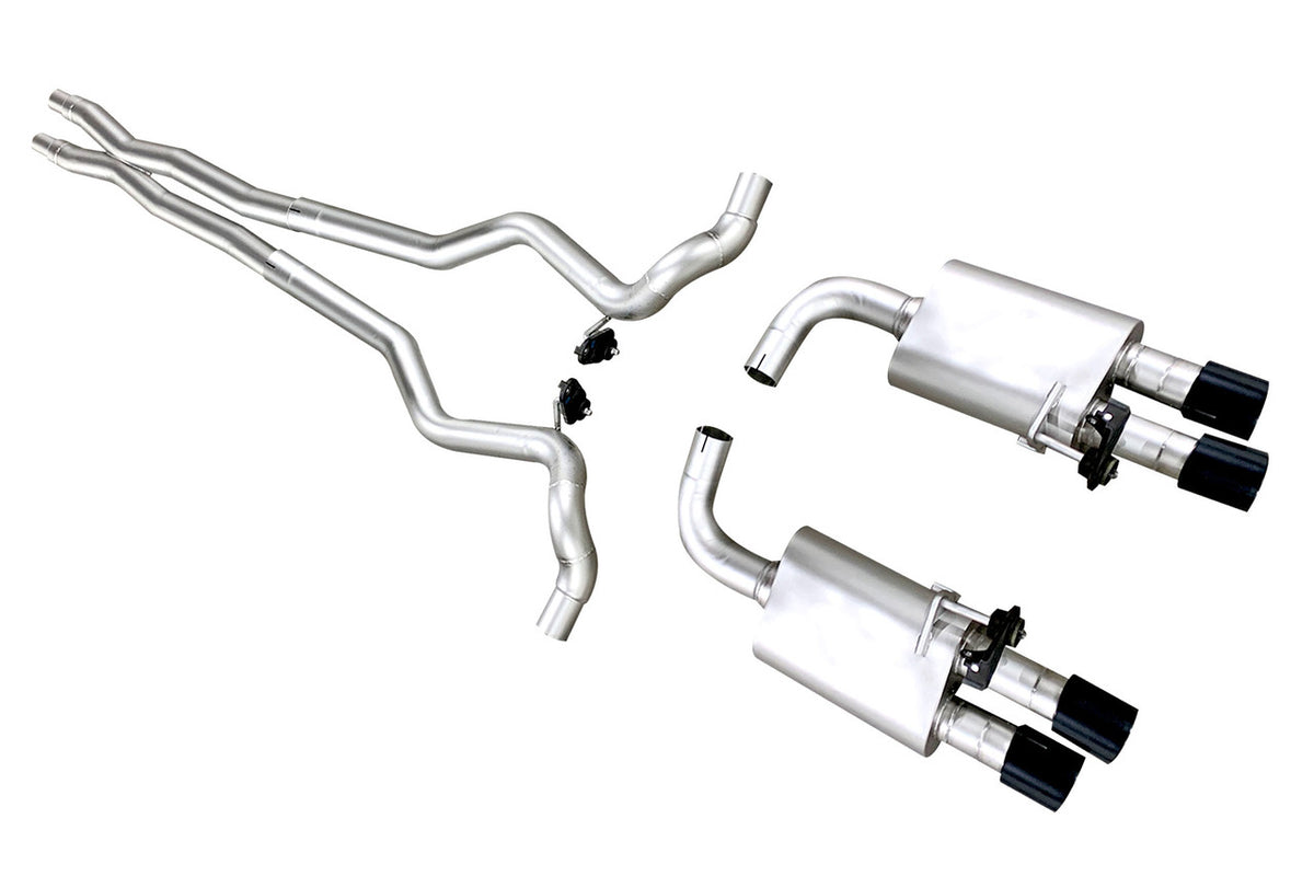 LTH 2.75" Full Catback Exhaust TruDual Black Tips (2018-2023 Mustang GT) FDCB00006B