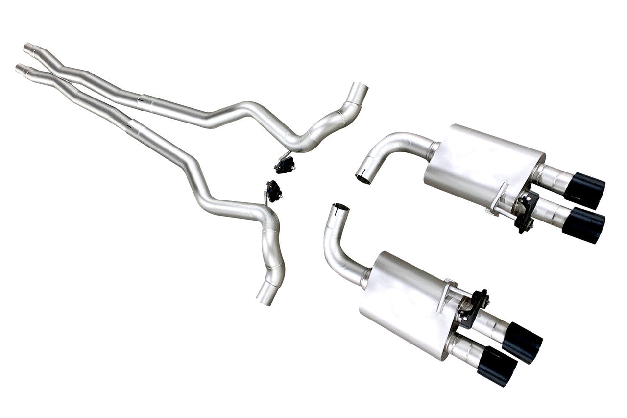 LTH 2.75" Full Catback Exhaust TruDual Black Tips (2018-2023 Mustang GT) FDCB00006B
