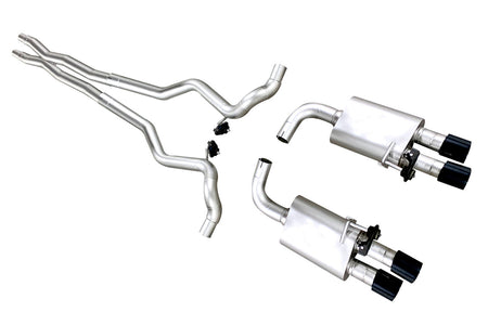 LTH 2.75" Full Catback Exhaust TruDual Black Tips (2018-2023 Mustang GT) FDCB00006B