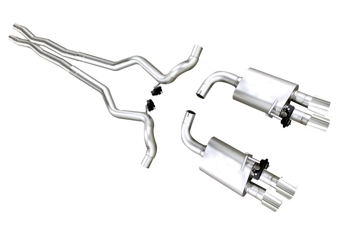 LTH 2.75" Full Catback Exhaust TruDual Polished Tips (2018-2023 Mustang GT) FDCB00006P
