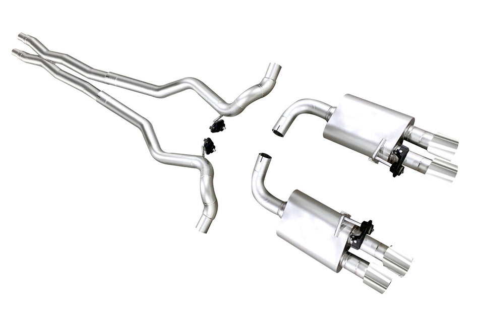 LTH 2.75" Full Catback Exhaust TruDual Polished Tips (2018-2023 Mustang GT) FDCB00006P
