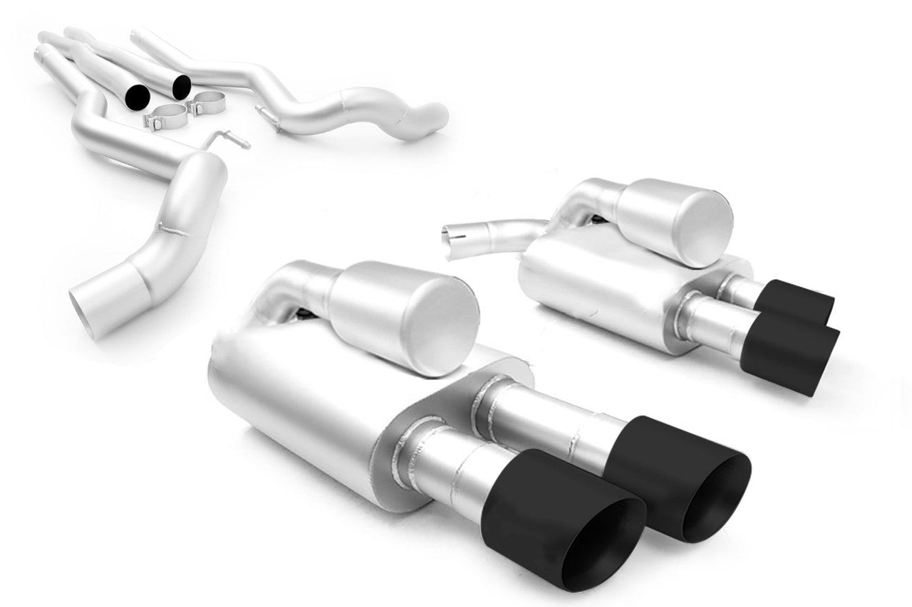 LTH Scorpion 2.75" Catback Exhaust Black Tips (2018-2023 Mustang) FDCB00008B