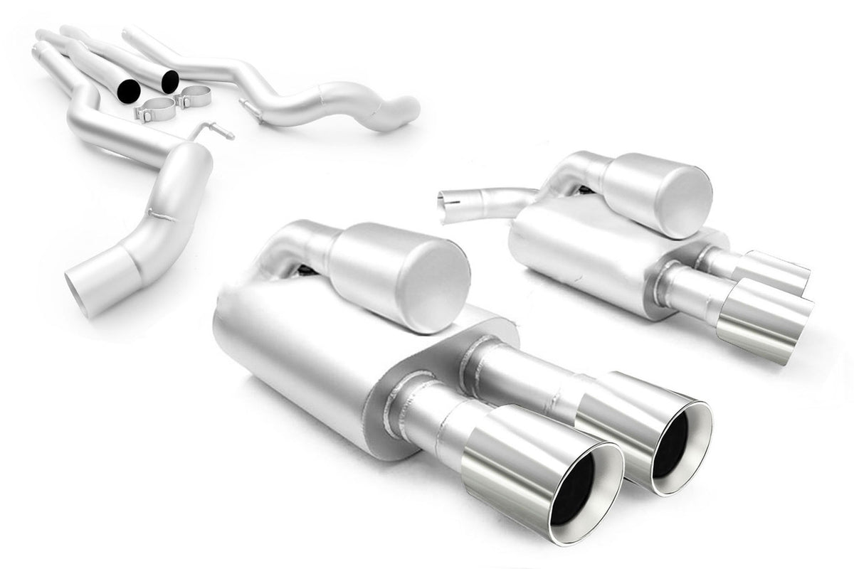 LTH Scorpion 2.75" Catback Exhaust Polished Tips (2018-2023 Mustang) FDCB00008P