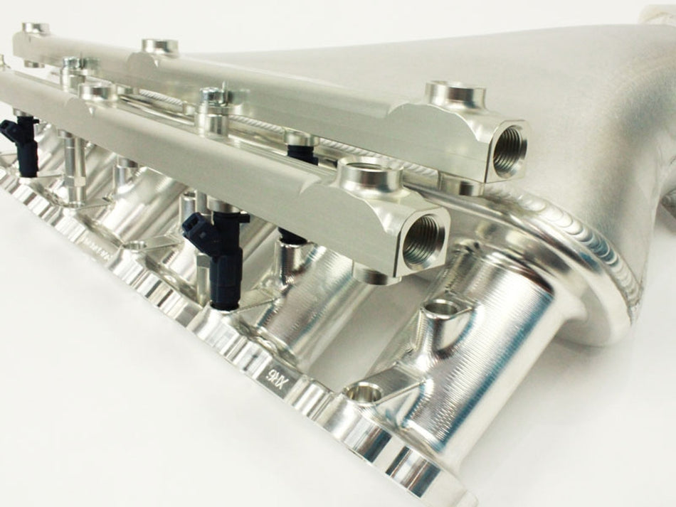 Plazmaman BA/BF/FG Inlet Manifold 12 Injector Twin Rail XR6-BILLET-INLET-TWIN
