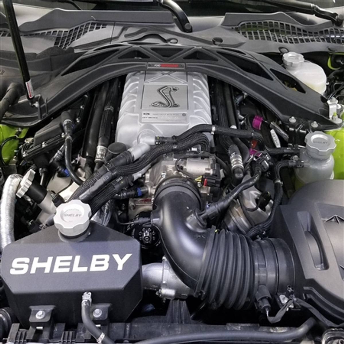 Shelby American GT500 6 Piece Engine Cap Set (2016 - 2022 Shelby GT500) GT0067