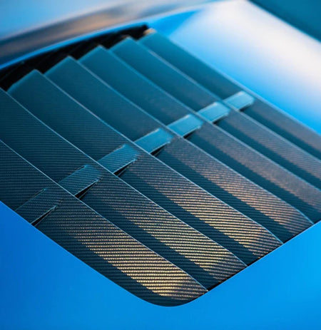Ford Racing Carbon Fiber Hood Vent Kit (2020-2022 Shelby GT500) M-16612-C20