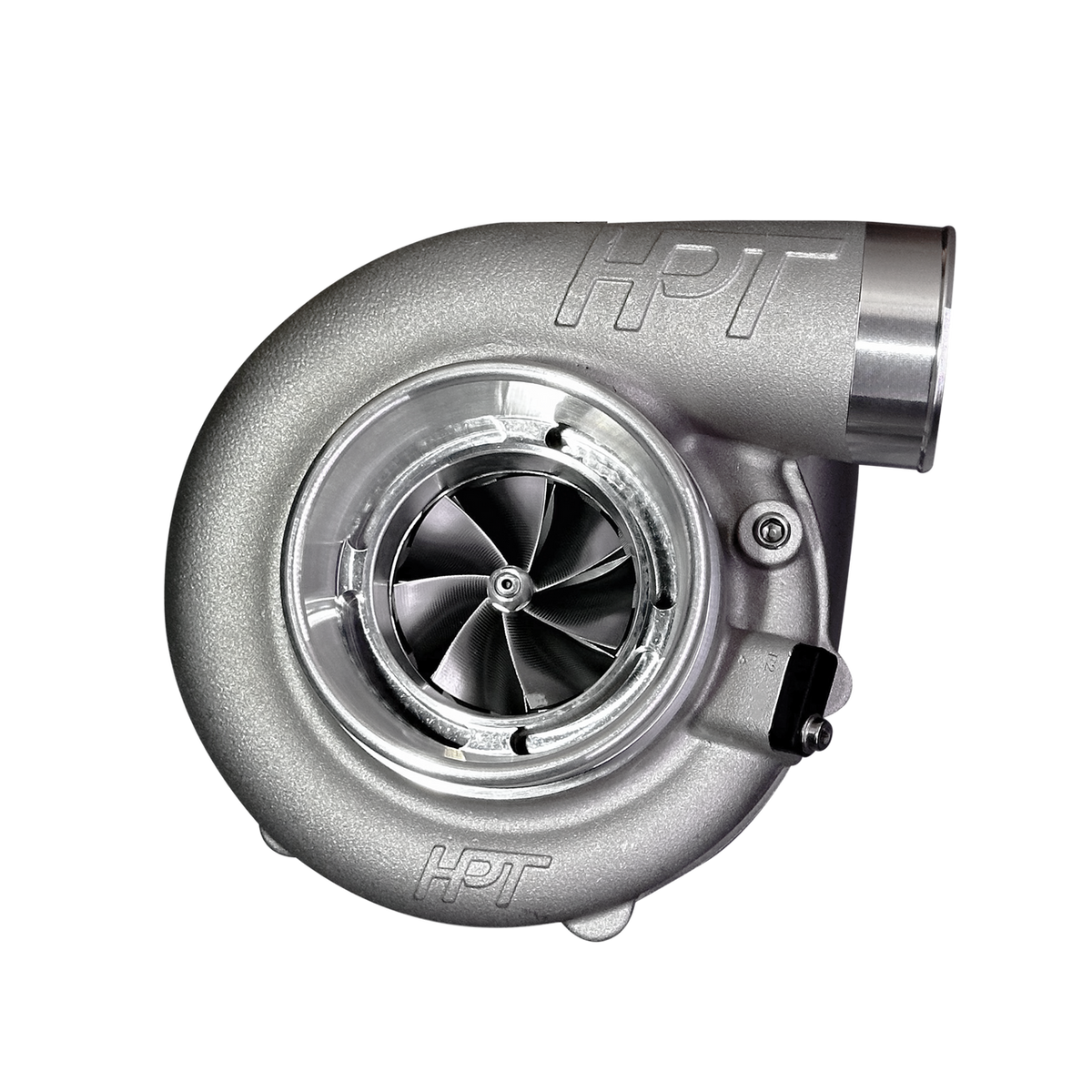 HPT F2 6264 Turbocharger T3 Inlet V-Band Outlet 0.82 A/R Stainless Steel F2-6264-82T3S