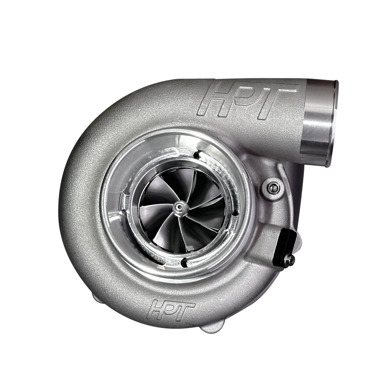 HPT F2 6264 Turbocharger V-Band Inlet V-Band Discharge 0.82 A/R Stainless Steel F2-6264-82VS