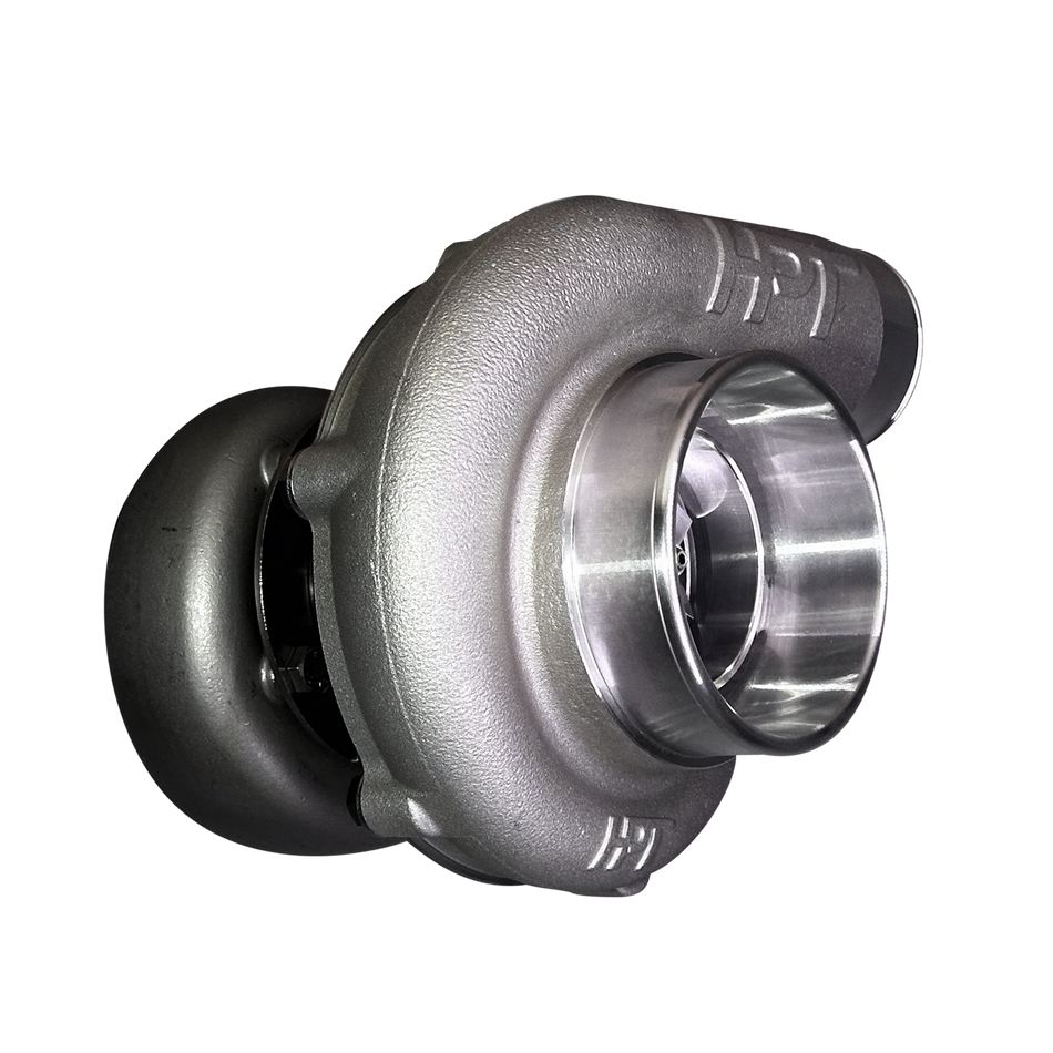 HPT F2 6264 Turbocharger T4 Divided Inlet V-Band Discharge 0.84 A/R Stainless Steel F2-6264-84T4DS