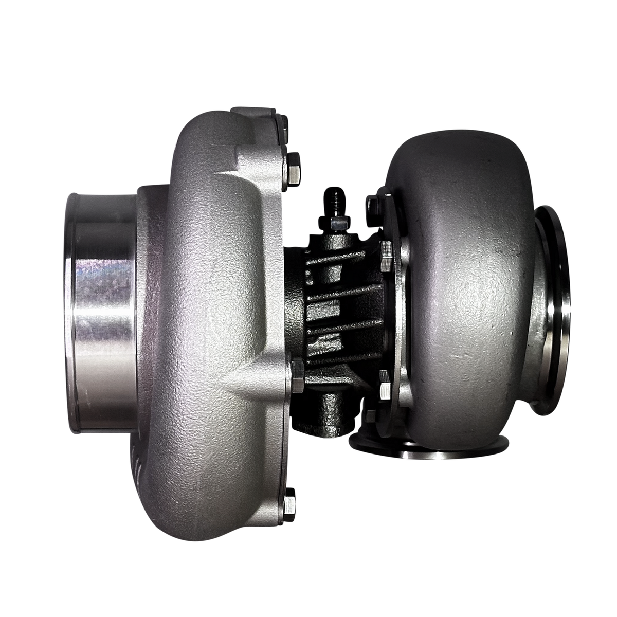 HPT F2 6264 Turbocharger T3 Inlet V-Band Outlet 0.82 A/R Stainless Steel F2-6264-82T3S