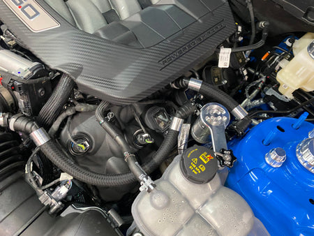 UPR Plug N Play Clean Side Oil Catch Can Black (2024 - 2025 Mustang GT) 5049-292-1-CSCC