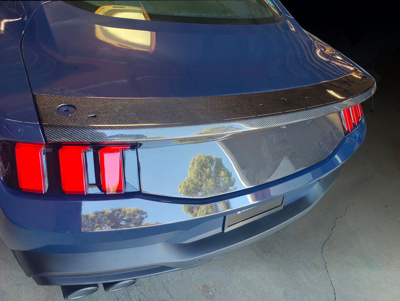 Anderson Composites Carbon Fiber Decklid Spoiler Module Type-OE (2024-2025 Mustang) AC-RSM24FDMU