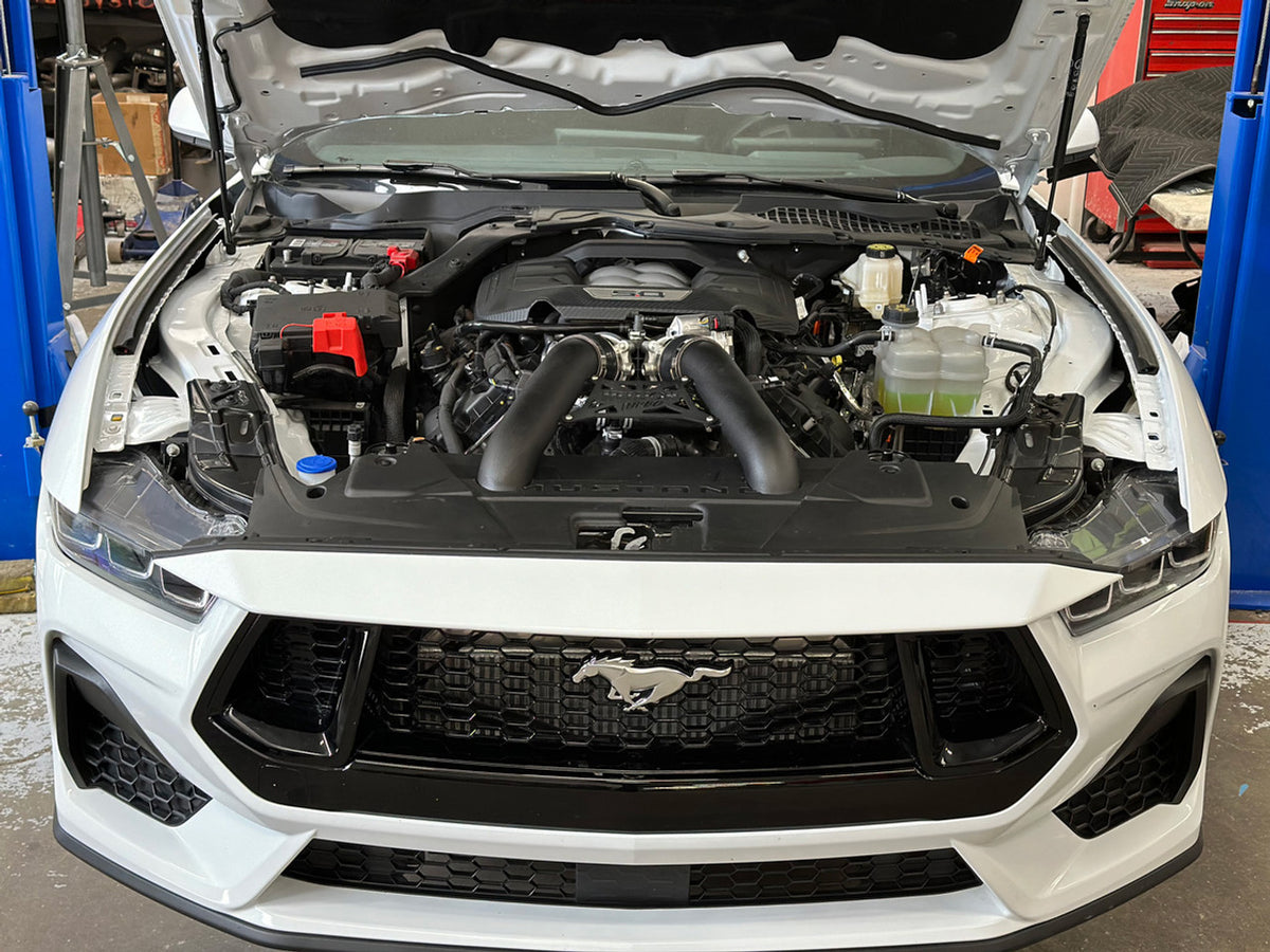 Hellion Street Sleeper Hidden Twin Turbo System (2024 - 2025 Ford Mustang GT / Dark Horse) HT-24GT-SS