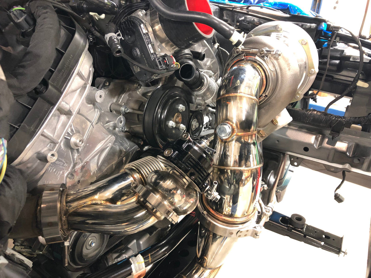 On 3 Performance Single Turbo System (2015-2023 Mustang GT) 15S