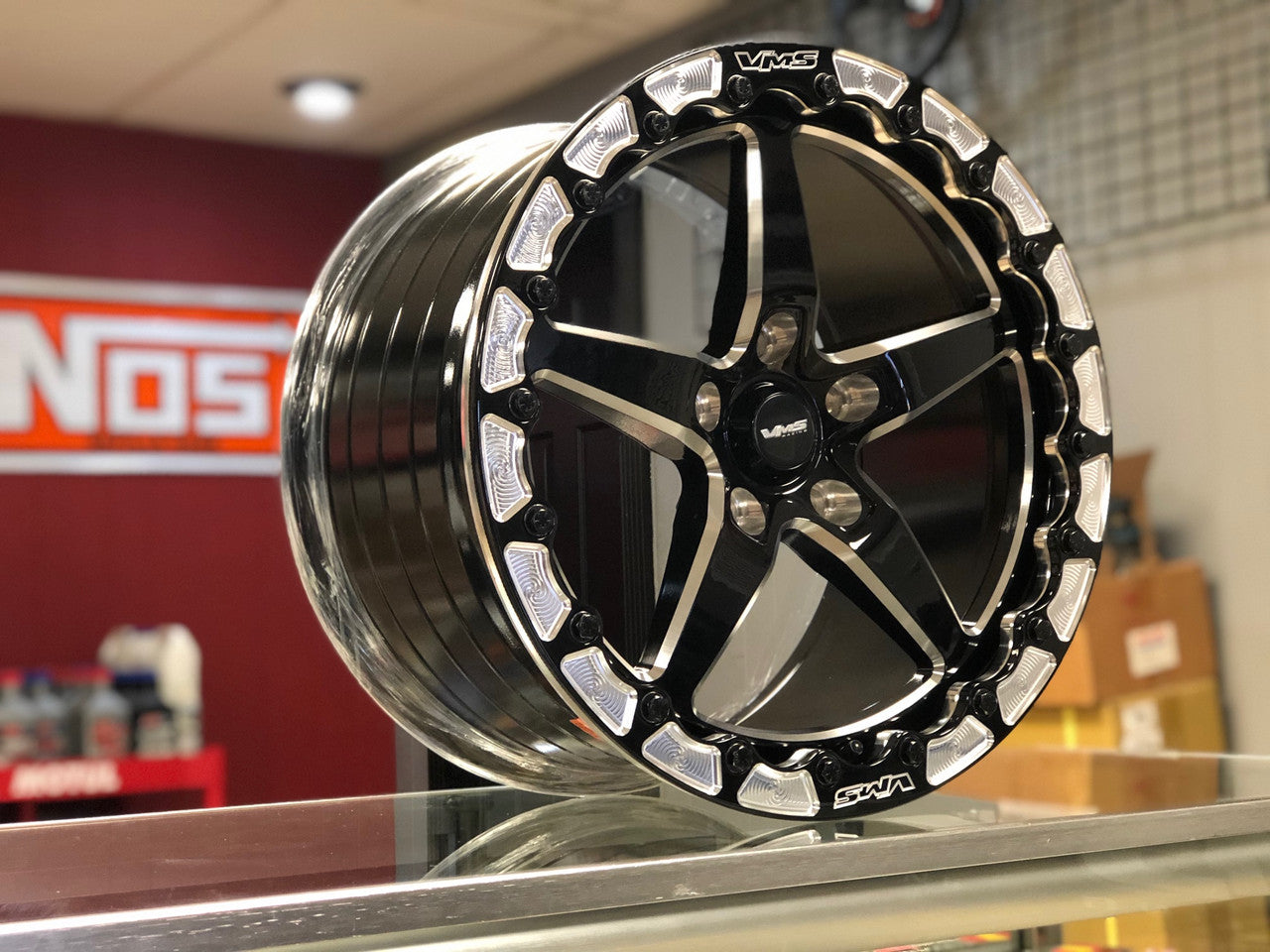 VMS 17x10 Rear Street Drag Race Wheel Beadlock (2010+ Camaro) VWST081