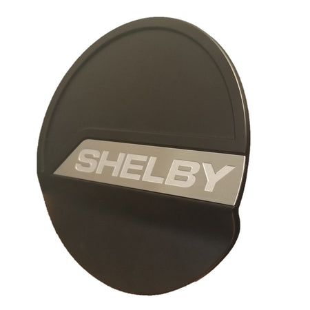 Shelby American Aluminum Fuel Door (2015 - 2023 Shelby GT500 / 2015 - 2020 Shelby GT350 / 2015 - 2020 GT350R / 2015 - 2023 Mustang) JR3B-6640526-BK