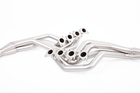 LTH 1-3/4" Long Tube Headers & Connection Pipes ECOf Catted Titan Finish (2016-2020 Shelby GT350) FDLH00034T